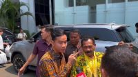 Gibran Rakabuming Raka saat menghadiri Rapimnas Golkar di kantor DPP Golkar, Jakarta Barat, Sabtu 21/10/2023 | Charlie Adolf Lumban Tobing/Forum Keadilan