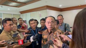 Menkominfo Budi Arie Setiadi saat ditemui di Gedung Nusantara II DPR RI, Rabu 29/11/2023 I Novia Suhari/Forum Keadilan