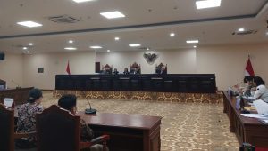 Sidangan dugaan pelanggaran kodek etik Hakim MK, Jakarta, Kamis, 2/10/2023. I Syahrul Baihaqi
