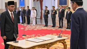 Pelatinkan Ketua KPK sementara Nawawi Pomolango oleh Presiden Joko Widodo (Jokowi) | Instagram @jokowi