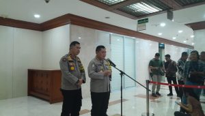 Konferensi pers Polri di Gedung DPR/DPD/MPR RI, Jakarta, Rabu, 15/11/2023 | Novia Suhari/Forum Keadilan