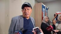 Pimpinan KPK periode 2015-2019 Saut Situmorang hadir memenuhi panggilan penyidik Polda Metro Jaya di Bareskrim Polri, Kamis, 30/11/2023 | M. Hafid/Forum Keadilan