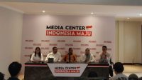 Bahlil Lahadalia saat meresmikan Media Center Indonesia Maju di Menteng, Jakarta Pusat, Senin 4/12/2023 | Ari Kurniansyah/Forum Keadilan
