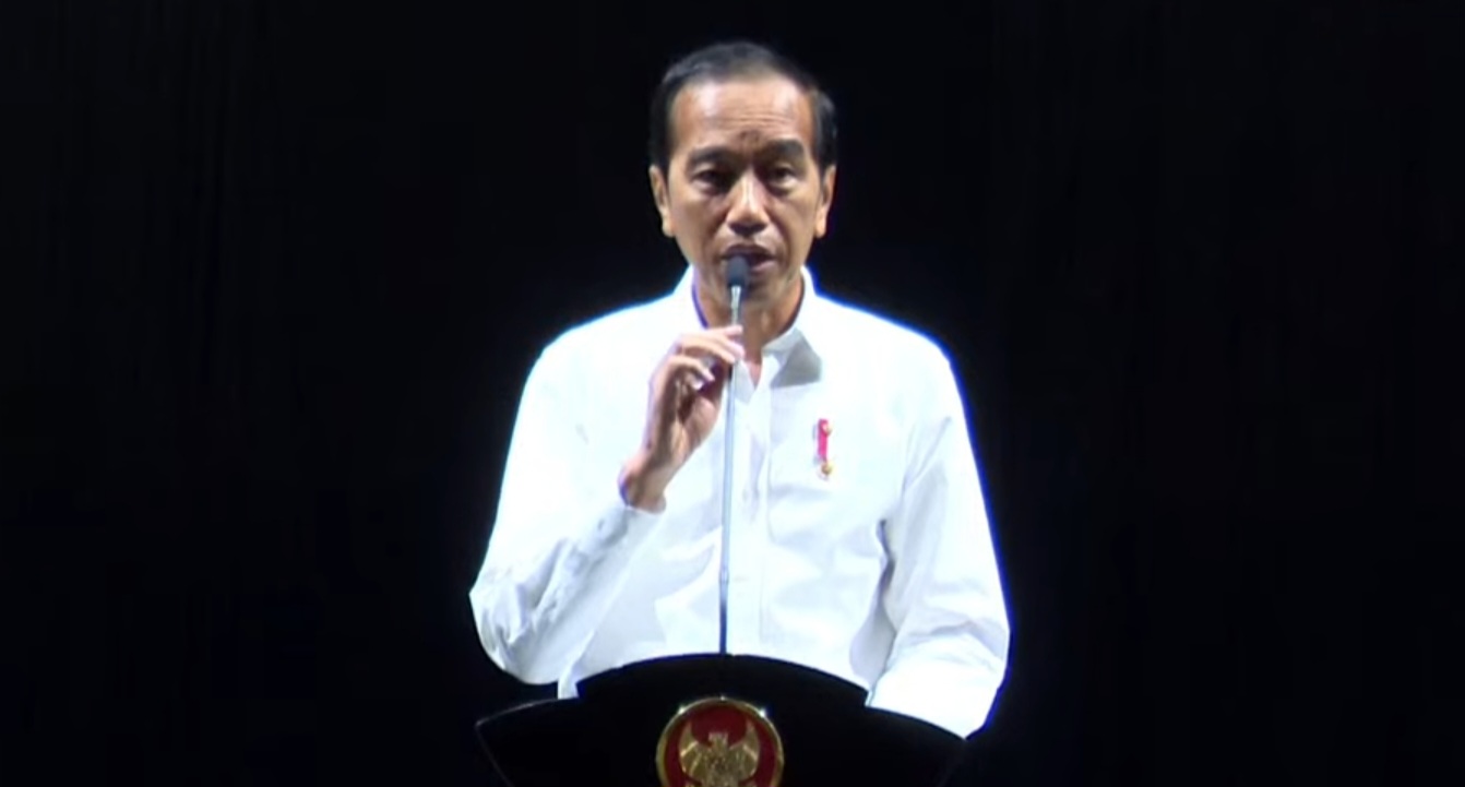 Presiden Joko Widodo (Jokowi) berpidato di Rapat Konsolidasi Persiapan Pemilu, Sabtu 30/12/2023 | Youtube Sekretariat Negara