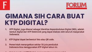 Ilustari Infografis: Gimana Sih Cara Buat KTP Digital | Rahmad Fadjar Ghiffari/Forum Keadilan