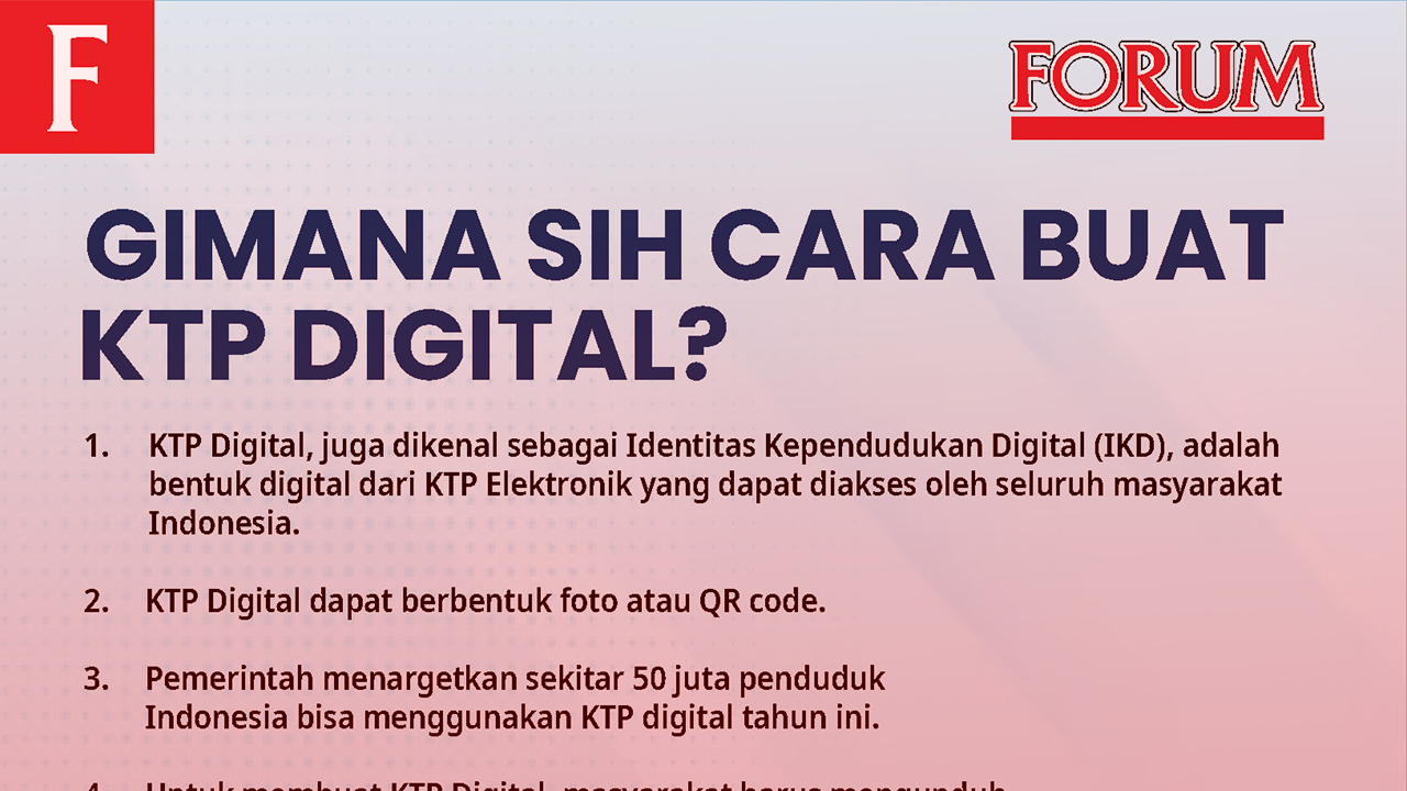 INFOGRAFIS: Gimana Sih Cara Buat KTP Digital