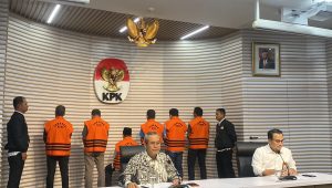 Konferensi pers penetapan tersangka Gubernur Maluku Utara Abdul Ghani Kasuba di Gedung Merah Putih KPK, Jakarta Selatan, Rabu 20/12/2023 I Ist