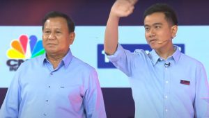 Calon Presiden (Capres) dan Calon Wakil Presiden (Cawapres) nomor urut 2, Prabowo Subianto-Gibran Rakabuming Raka di Debat Kedua Calon Wakil Presiden (cawapres) Pemilu 2024, Di JCC Senayan, Jakarta, Jumat, 22/12/2023, Malam. | Youtube KPU RI