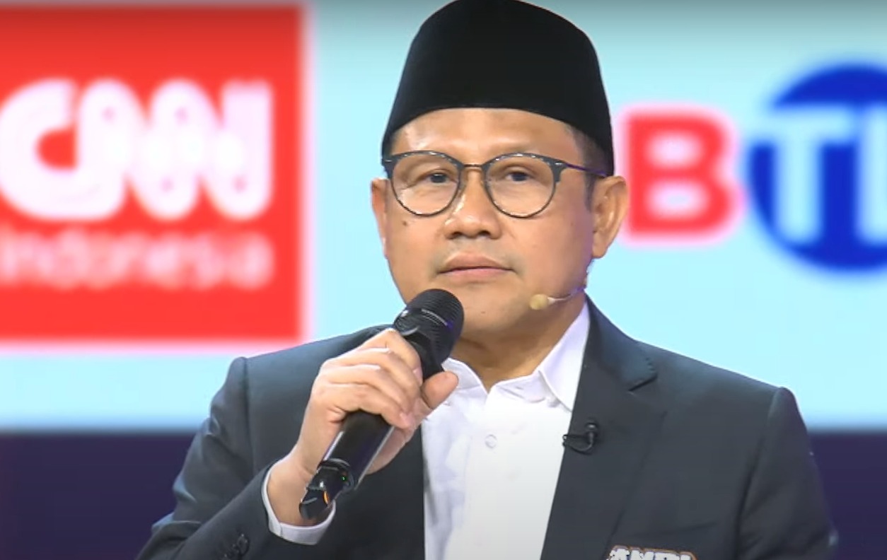 Calon Wakil Presiden (Cawapres) Nomor Urut 1, Muhaimin Iskandar (Cak Imin) dalam Debat Kedua Cawapres Pemilu 2024 | Youtube KPU RI