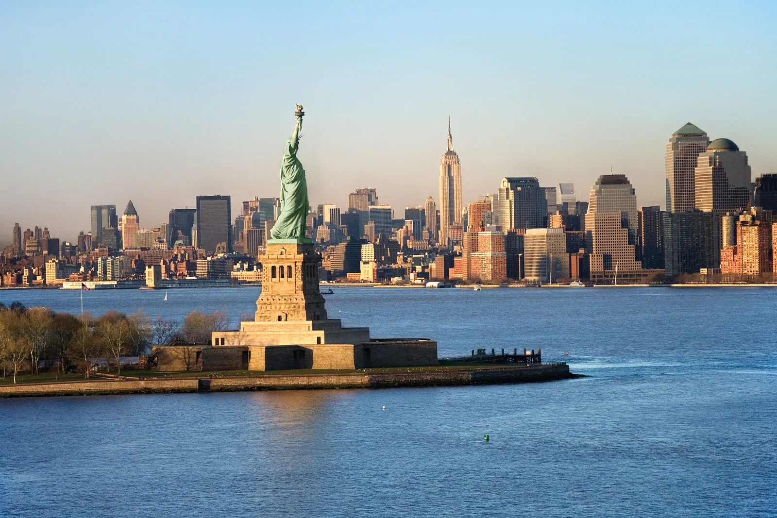 Patung Liberty di di Pulau Liberty, Muara Sungai Hudson, Pelabuhan New York, Amerika Serikat | Ist
