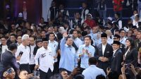 Momen debat perdana Pilpres 2024 di kantor KPU RI, Jakarta Pusat, Selasa, 12/12/2023 | Instagram @prabowo