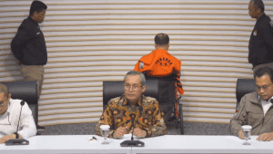Konferensi pers penahanan dugaan TPK suap di lingkungan Kemenkumham, di Gedung Merah Putih KPK, pada Kamis, 7/12/2023. | Youtube KPK RI