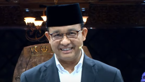 Capres nomor urut 1, Anies Baswedan, dalam acara Debat Pertama Calon Presiden (capres) Pemilu 2024 di kantor KPU Pusat, kawasan Menteng, Jakarta Pusat, Selasa 12/12/2023 malam | Youtube KPU RI