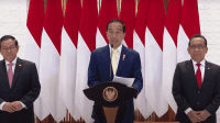 Presiden Joko Widodo (Jokowi) menyampaikan keterangan pers di Bandara Halim Perdanakusuma, Sabtu, 16/12/2023 | Youtube Sekretariat Presiden