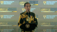 Presiden RI Joko Widodo (Jokowi) dalam acara Outlook Perekonomian Indonesia di Astor Ballroom Hotel St Regis, Jakarta Selatan, Jumat, 22/12/2023. | Youtube Sekretariat Presiden