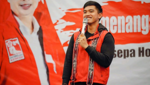 Ketua Umum (Ketum) Partai Solidaritas Indonesia (PSI), Kaesang Pangarep Menghadiri Kopdarwil PSI Maluku, 26/12/2023 | Instagram @psi_id