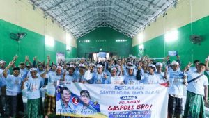Ratusan santri muda bergabung ke dalam Relawan Gemoy, Asoy, Santuy Poll Bersama Prabowo (Gaspoll) Bro Jawa Barat (Jabar) | ist