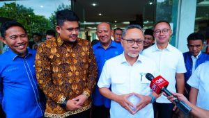 Ketua Umum (Ketum) PAN Zulkifli Hasan (Zulhas) menyatakan bahwa partainya siap mendukung Wali Kota Medan Bobby Nasution maju menjadi Gubernur Sumatra Utara (Sumut)