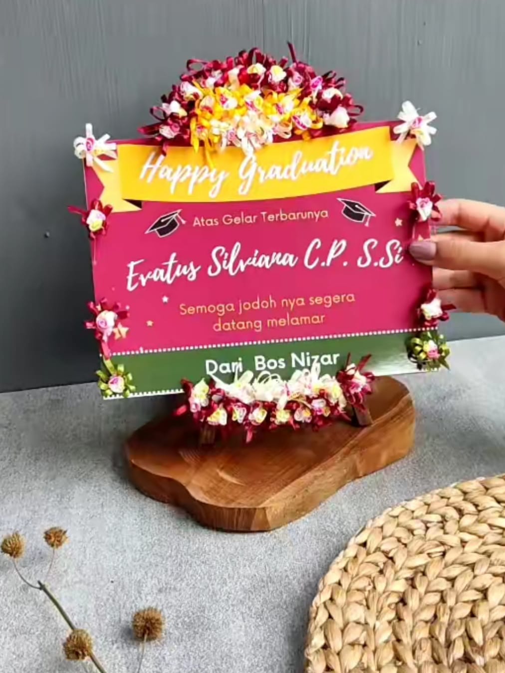 Papan bunga mini