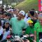 Ganjar Pranowo mengikuti kegiatan lari bareng Sandiaga Salahuddin Uno di Senayan, Jakarta Pusat, Minggu 14/1/2024. Ist