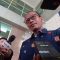 Koordinator divisi Penanganan Pelanggaran dan Data Informasi Bawaslu Jakpus Dimas Triyanto Putro saat konferensi pers di Bawaslu Jakpus, Selasa, 2/1/2024. | M. Hafid/Forum Keadilan