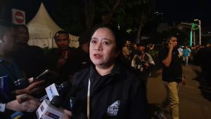 Puan Maharani memberikan keterangan terkait makan malam Jokowi dan Prabowo. | Novia Suhari/Forum Keadilan