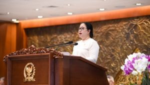 Ketua DPR RI Puan Maharani, Rapat Paripurna DPR RI Ke-11 Masa Persidangan III Tahun Sidang 2023-2024, Kompleks Parlemen Senayan, Jakarta, Selasa, 16/1/2024. | Youtube DPR RI