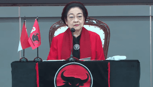 Ketua Umum PDI Perjuangan atau PDIP Megawati Soekarnoputri di hari ulang tahun (HUT) ke-51 PDIP | YouTube PDI Perjuangan