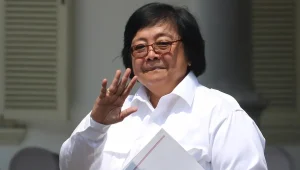Menteri Lingkungan Hidup dan Kehutanan (LHK) Siti Nurbaya Bakar