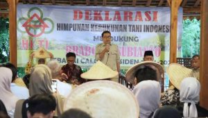 Fadli Zon Menghadiri Deklarasi Himpunan Kerukunan Tani Indonesia di Warung Kopi Simpang Sentul, Kabupaten Bogor, Jumat, 19/1/2024 | Instagram @fadlizon