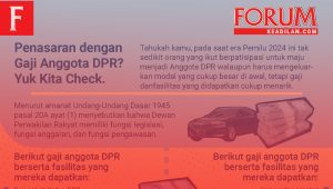 Ilustrasi Infografis Penasaran dengan Gaji Anggota DPR? Yuk Kita Check | Rahmad Fadjar Ghiffari/Forum Keadilan