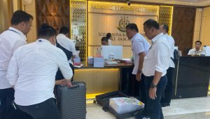 Penyidik Polda Metro Jaya kembali melimpahan berkas Firli Bahuri ke Kejati DKI Jakarta, Rabu 24/1/2024. I Ist