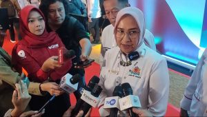 Ketua Umum Kadin DKI Jakarta Diana Dewi saat ditemui di Ballroom Djakarta Theater Sarinah Jakarta Pusat pada Kamis, 11/1/2024 | Merinda Faradianti/Forum Keadilan