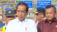 Keterangan pers Presiden Jokowi usai resmikan Jalan Tol Pamulang-Cinere-Raya Bogor di Gate Tol Limo Utama, Depok, Jawa Barat, Senin, 8/1/2024 | YouTube Sekretariat Presiden