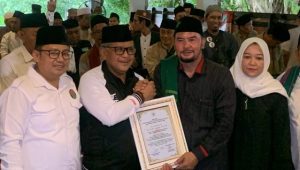 Forum Ulama dan Kiai Kampung (Ful-Kipung) deklarasi mendukung pasangan calon (paslon) nomor urut 3 Ganjar Pranowo-Mahfud MD digelar di Cilandak, Jakarta Selatan, Jumat, 12/1/2024 | ist