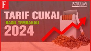 Ilustrasi Infografis Tarif Cukai Hasil Tembakau 2024 | Rahmad Fadjar Ghiffari/Forum Keadilan