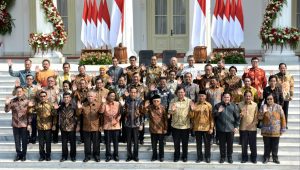 Potret Kabinet Indonesia Maju saat awal pelantikan