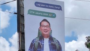 Billboard Ridwan Kamil (RK) 'Otw Jakarta' | Ist