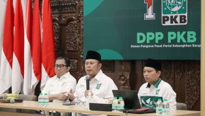 Ketua DPP PKB Cucun Ahmad Syamsurijal di DPP PKB menggelar konferensi pers terkait Pemilihan Umum Legislatif 2024 di Kantor DPP PKB pada Minggu, 18/2/2024. | Instagaram @dpp_pkb
