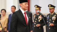 Agus Harimurti Yudhoyono (AHY) dilantik sebagai Menteri Agraria dan Tata Ruang (ATR)/Kepala Badan Pertanahan Nasional (BPN) di Istana Negara, Jakarta Pusat, Rabu, 21/2/2024. | Instagaram @agusyudhoyono