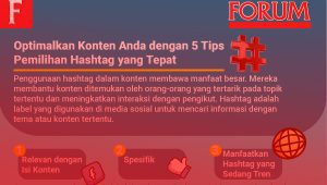 Ilustrasi Optimalkan Konten Anda dengan 5 Tips Pemilihan Hashtag yang Tepat | Rahmad Fadjar Ghiffari/Forum Keadilan