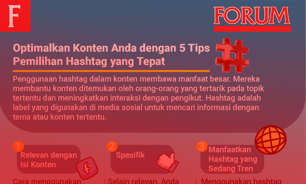 INFOGRAFIS: Optimalkan Konten Anda dengan 5 Tips Pemilihan Hashtag yang Tepat