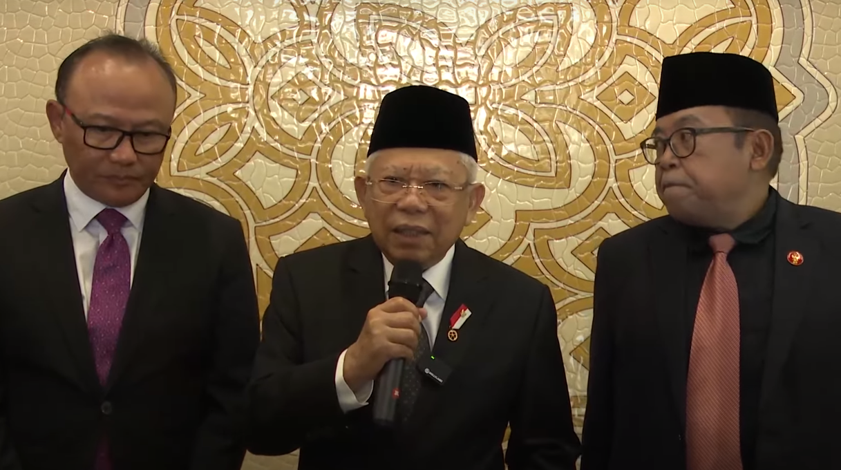 Wakil Presiden Republik Indonesia (Wapres RI) Ma'ruf Amin di KBRI Abu Dhabi | Youtube - Sekretariat Wakil Presiden