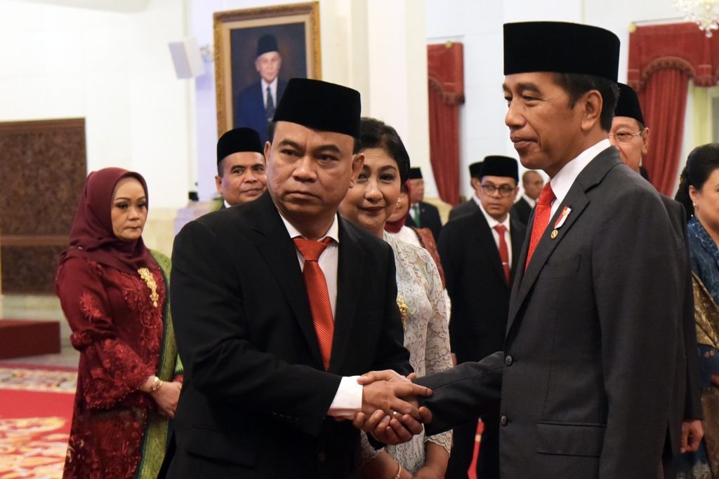 Budi Arie Setiadi usai dilantik sebagai Menteri Komunikasi dan Informatika (Menkominfo) di Istana Negara, Jakarta Pusat, Senin, 17/7/2023 | Dok - Humas Sekretariat Kabinet