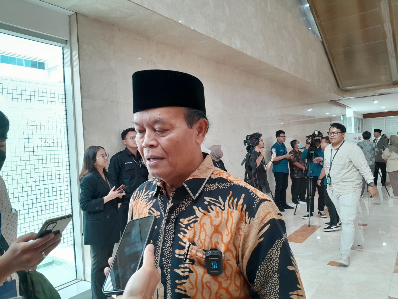 Wakil Ketua Majelis Syura PKS Muhammad Hidayat Nur Wahid saat ditemui di Gedung DPR, Jakarta Pusat, Selasa 6/2/2023. I Novia Suhari/Forum Keadilan