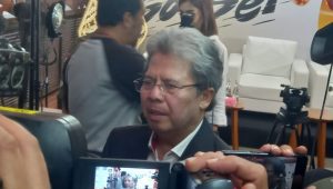 Deputi tim hukum TPN Ganjar-Mahfud, Todung Mulya Lubis di Kantor TPN Ganjar-Mahfud, Menteng, Jakarta Pusat, Selasa, 6/2/2024. | M.Hafid/Forum Keadilan