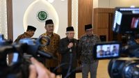 Wakil Presiden (Wapres) Ma'ruf Amin di gedung MUI, Menteng, Jakarta Pusat, Rabu, 21/2/2024. | Dokumentasi - Setwapres