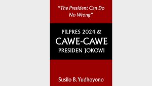 Buku 'Pilpres 2024 & Cawe-cawe Presiden Jokowi: The President Can Do No Wrong" buku yang ditulis oleh Presiden ke-6 RI, Susilo Bambang Yudhoyono (SBY) | Ist