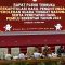 Hasyim Asy'ari dan Jajaran Komisioner KPU dalam Rapat Pleno Terbuka Rekapitulasi Hasil Penghitungan Suara Tingkat Nasional, Rabu, 28/2/2024 I Syahrul Baihaqi/Forum Keadilan
