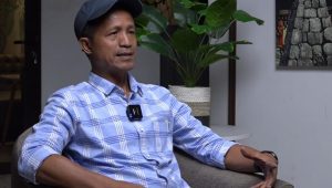 Peneliti Forum Masyarakat Peduli Parlemen Indonesia (Formappi) Lucius Karus di Podcast Ngopi Bareng Darwin (Ngopdar) Forum Keadilan, Selasa 27/2/2024. I Merinda Faradianti/Forum Keadilan